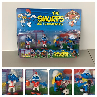 #ad The Smurfs Sports Action Figures Bootleg Smurf Knock Off figures Collection $24.99