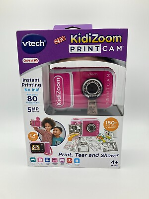 #ad Vtech Kidizoom Print Cam Camera Rechargeable 150 Photo Effects Pink $55.99
