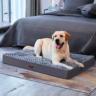 #ad Large Orthopedic Dog Bed for Medium Large and Extra Large Dogs Egg Crate Fo... $61.08