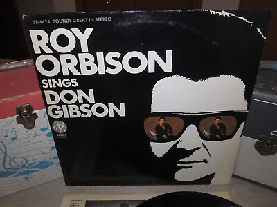 #ad ROY ORBISON SINGS DON GIBSON MGM RECORDS SE 4424 NM VINYL LP Jan 1967 Beauty $14.95