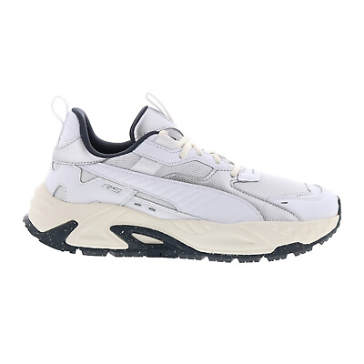 #ad Puma RS Trck Metallic 39470801 Mens White Leather Lifestyle Sneakers Shoes $51.99