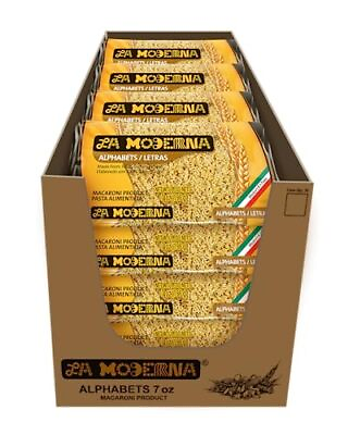 #ad Alphabet Pasta Noodles Durum Wheat Protein Fiber Vitamins 7 Oz Pack of 20 $21.29
