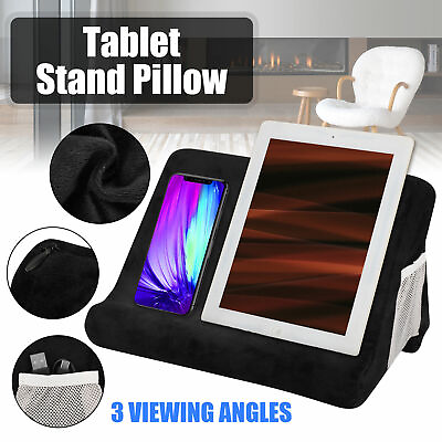 #ad IPad Laptop Holder Tablet Multi Angle Soft Pillow Lap Stand Phone Cushion $14.99