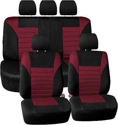 #ad #ad Car Seat Covers Full Set 3D Air Mesh Universal Fit Automotive Seat Covers $62.78