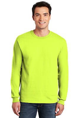 #ad Gildan G2400 Ultra Cotton Long Sleeve US Cotton Heavyweight Plain Blank T Shirt $15.15