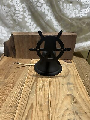 #ad Nautical themed metal bell wall mount dinner bell captain#x27;s bell $14.99