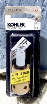#ad Kohler GP330002 OEM Improved Ceramic Disc Hot Replacement Cartridge $19.95