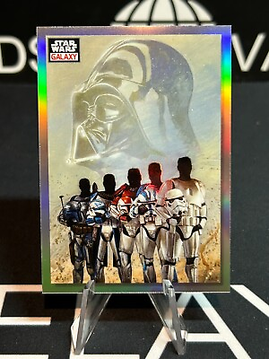 #ad 2023 Topps Star Wars Galaxy Chrome Refractor The Empire#x27;s Forces #57 $3.49