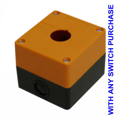 #ad WITH PURCHASE OF SWITCH 1 Hole Switch Box for 22mm 7 8quot; PushButton Plastic $6.99