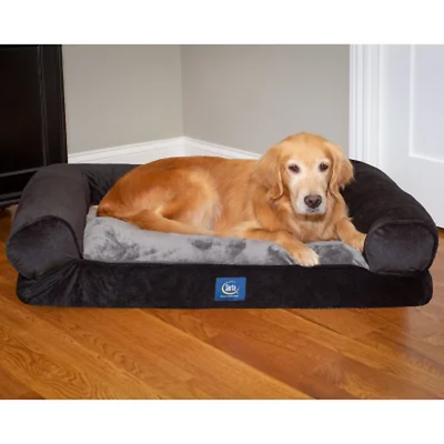 #ad Serta XL round Bolster Couch Dog Cat Pet Bed 40quot; X 30quot; Choose Color $73.87