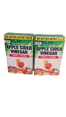 #ad Ultimate Apple Cider Vinegar Pills 12CT Ea Natural Fat Burne Pack Of 2 . $16.00