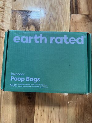 #ad Earth Rated Dog Poop Bag 1 Dispenser 900 Bags Lavender Leakproof Bags $34.99
