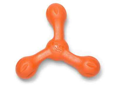 #ad NEW West Paw Orange Zogoflex Skamp Floating Dog Toy Moderate Chewer $20.00