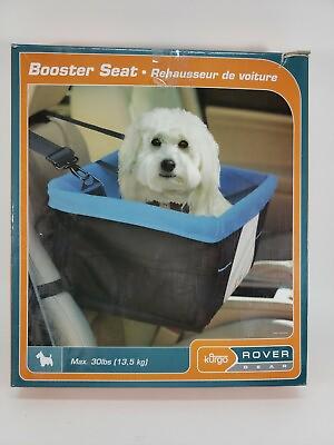 #ad Lightly Used Kurgo Rover Booster Seat For Car For Up To 30 Pound Dog w Seatbelt $54.74