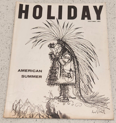 #ad Vintage Holiday Magazine July 1959 Magazine $15.00