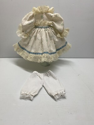 #ad Vintage Victorian Style Doll dress amp; Bloomers for 16quot; to 18quot; TALL doll $16.99