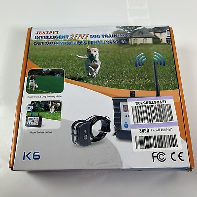#ad JUSTPET Intelligent 2 in 1 Dog Training amp; Outdoor Wireless Fence System $60.00