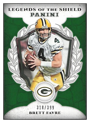 #ad 2017 Panini Legends of the Shield Green Brett Favre #LS BF #318 399 Packers $4.46