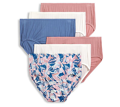 #ad Jockey Supersoft Breathe 6 Pack Brief Underwear Rose 5 New $27.00