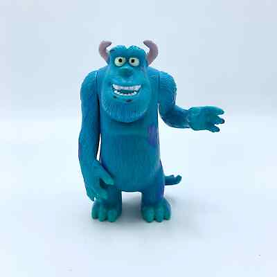 #ad Disney Monsters Inc Sully Figure Toy McDonalds Meal Vintage Glowing Eyes 2001 $11.20