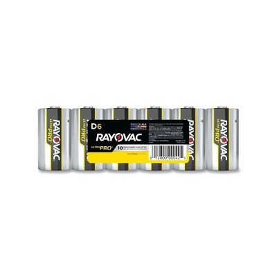 #ad Rayovac Ultra Pro Alkaline Battery 1.5V D Shrink Pack 6 Pk 1 Pack $16.99