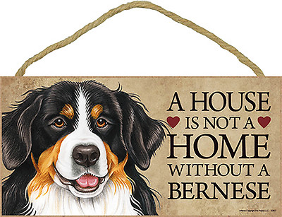 #ad Bernese Mountain Dog House is Not a Home Sign Bonus Coaster $14.99