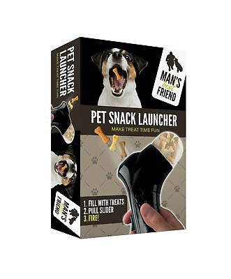 #ad Pet Dog Food Snack Launcher Fun Dog Treat Throwing Toy $19.07