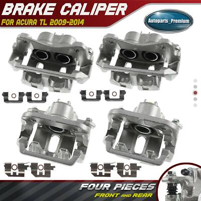 #ad 4x Brake Calipers w Bracket for Acura TL 2009 2014 Front amp; Rear amp; Left amp; Right $212.19
