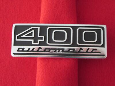 #ad Ferrari 400 Automatic Badge Emblem Script Logo Authentic Factory Original $250.00