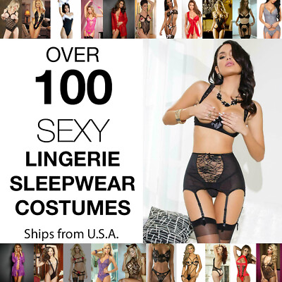 #ad All Lingerie Underwear Set Sleepwear amp; Costumes for Women Babydoll $8.97