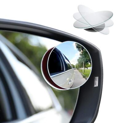 #ad CUNCUI 2pcs Blind Spot Mirror 360 Degree Adjustabe HD Glass 2quot; Round HD Glass... $8.90