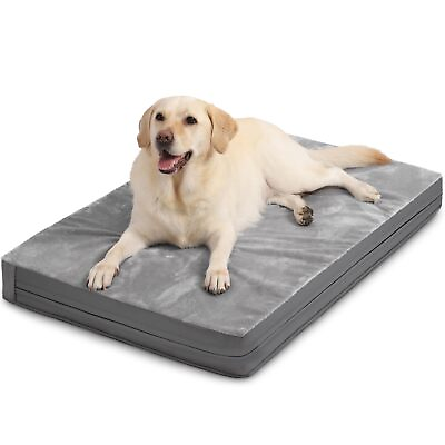 #ad Orthopedic Dog Beds for Large Medium Dogs Washable Waterproof Dog Bed with R... $24.21
