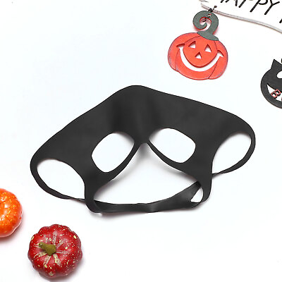 #ad Unisex Headgear Accessory Mask Sexy Latex Props Hero Halloween Cosplay New Web $9.74