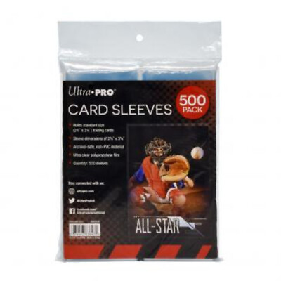 #ad 1 Pack of 500 Penny Soft Card Sleeves Standard Trading Cards $13.25