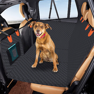 #ad Dog Back Seat Extender Dog Bed for Car SUV Truck Dog Car Seat Cover Hammock $49.36