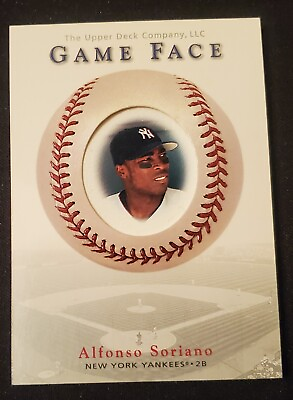 #ad Alfonso Soriano 2003 upper deck #163 Game Face New York Yankees Base ball $3.99