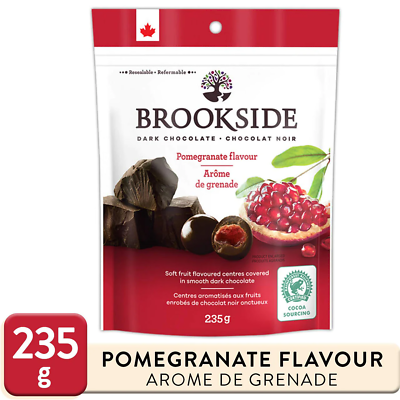 #ad Brookside Dark Chocolate Pomegranate Flavour 235g 8.3oz $12.55
