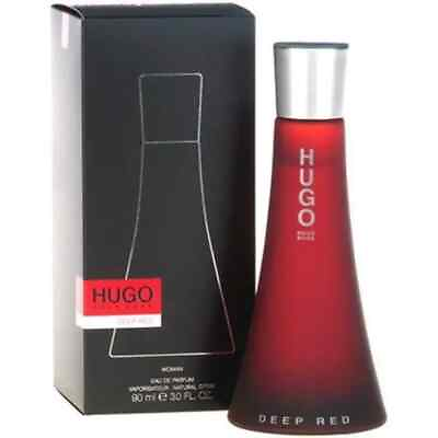#ad Deep Red by Hugo Boss Perfume for women 3.0 oz edp New in Box $27.60