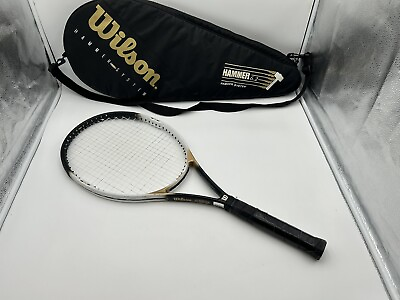 #ad WILSON HAMMER 6.2 STRETCH Mid Plus 95 Tennis Racquet Racket Excellent Condition $54.99