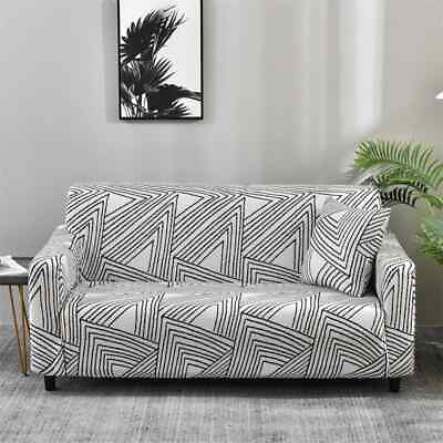 #ad 2023 home Printed sofa cover elastic sofa cover elastic protective cover $65.23