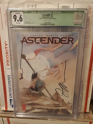 #ad Ascender #1 Cgc Green Label 9.6 Singed By Jeff Lemire amp; Dustin Nguyen Coa... $75.00