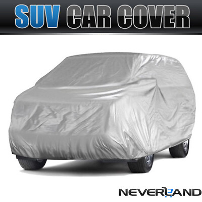 #ad XL Large Universal SUV Full Car Cover All Weather Sun Protection Dust Breathable $31.99