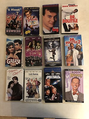 #ad Assortment of VHS Tapes for Sale $3.00