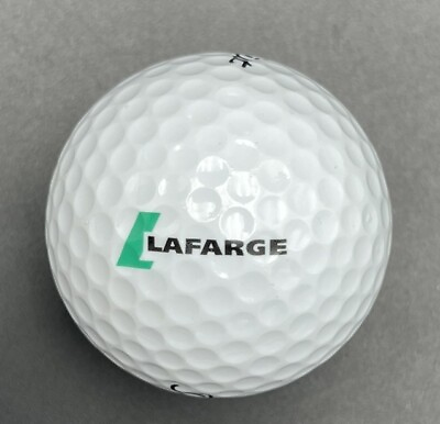 #ad LAFARGE Logo Golf Ball 1 Titleist NXT Tour Pre Owned $9.99