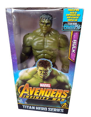 #ad Hasbro HULK Marvel Avengers Infinity War Titan Hero Power FX Action Figure 12quot; $22.05