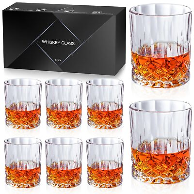 #ad Double Old Fashioned Glasses Waterford Markham Scotch Whiskey Crystal Set of 8 $27.13