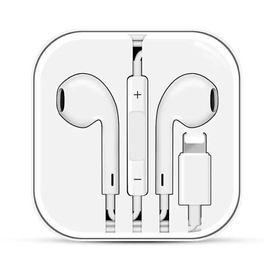 #ad Earphones Headphones For Apple iPhone Pro 14 13 12 11 X Bluetooth Wired Earbuds $3.89