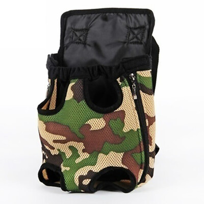 #ad Outdoor Travel Pet Dog Camouflage Front Chest Breathable Shoulder Bag Backpack 1 $13.87