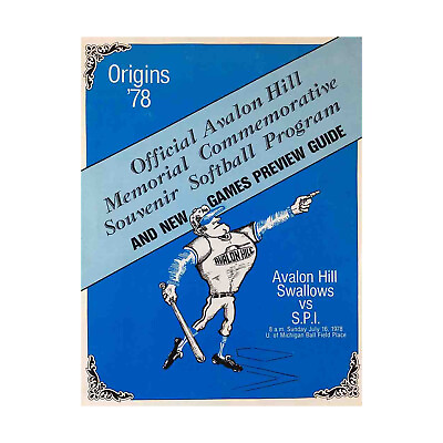 #ad Avalon Hil Catalog Origins #x27;78 Official Avalon Hill Memorial Commemorat VG $25.00