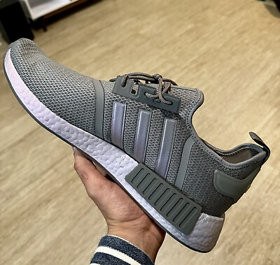 #ad Size 14 adidas NMD R1 Grey Charcoal new and in box $110.00